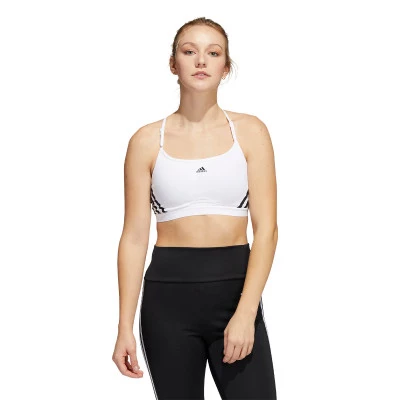 Brasier Aerorreact 3 Stripes Mujer