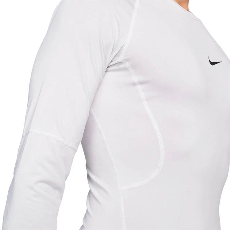 camiseta-nike-pro-dri-fit-tight-white-black-2