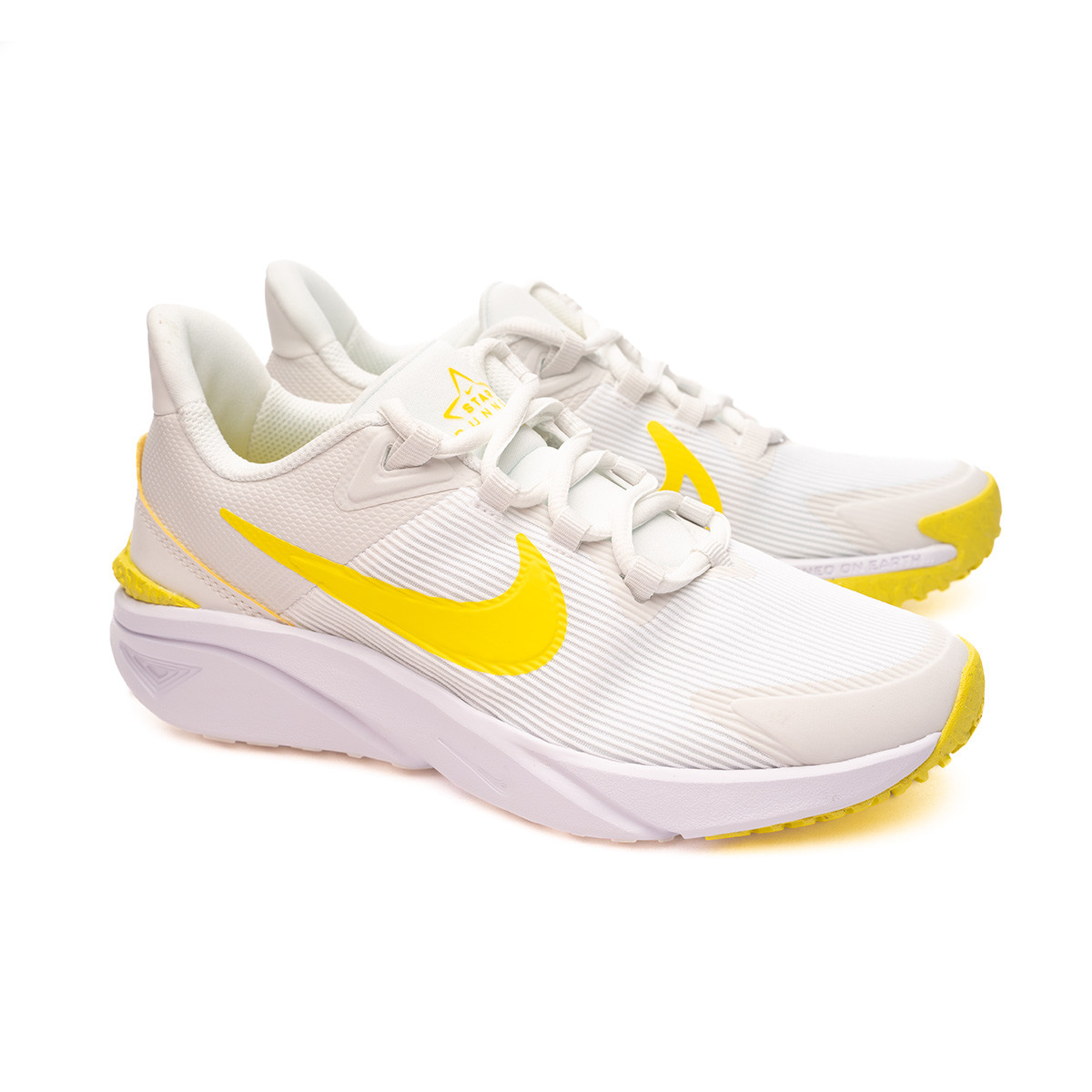 Sapatilha Nike Star Runner 4 Summit White-Yellow-Vivid Sulfur - Fútbol ...