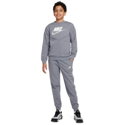 Conjunto pants Sportswear Track Poly Crew Hbr Niño