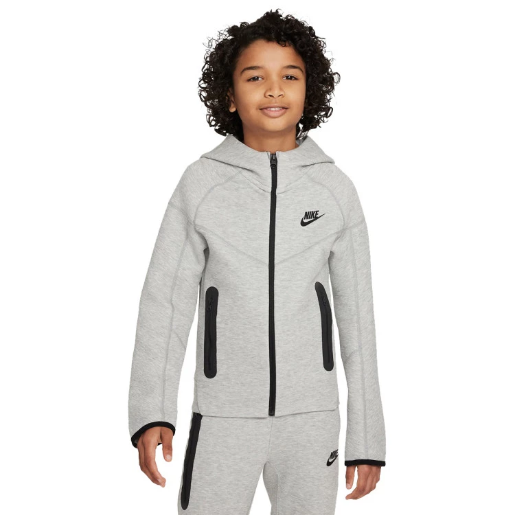 chaqueta-nike-sportswear-tech-fleece-nino-grey-heather-black-black-0