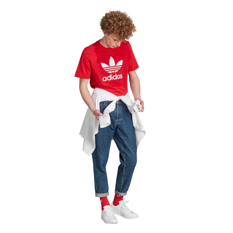 camiseta-adidas-adicolor-trefoil-tee-red-2