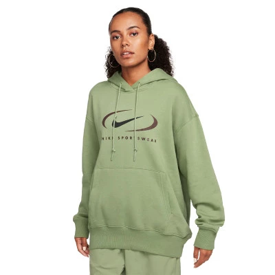 Felpa Club Fleece Graphic Donna