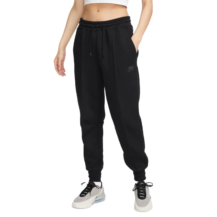 Long pants Nike Women Club Woven Black Black Futbol Emotion