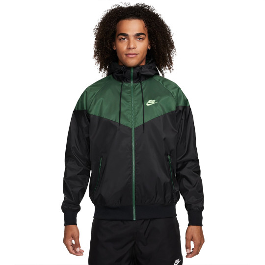 Jacket Nike Sportswear Windrunner Black Fir Lime Blast Futbol Emotion