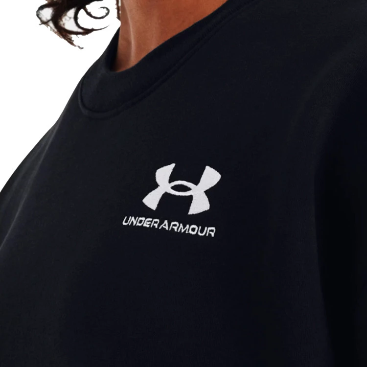 sudadera-under-armour-essential-fleece-crew-mujer-black-white-4