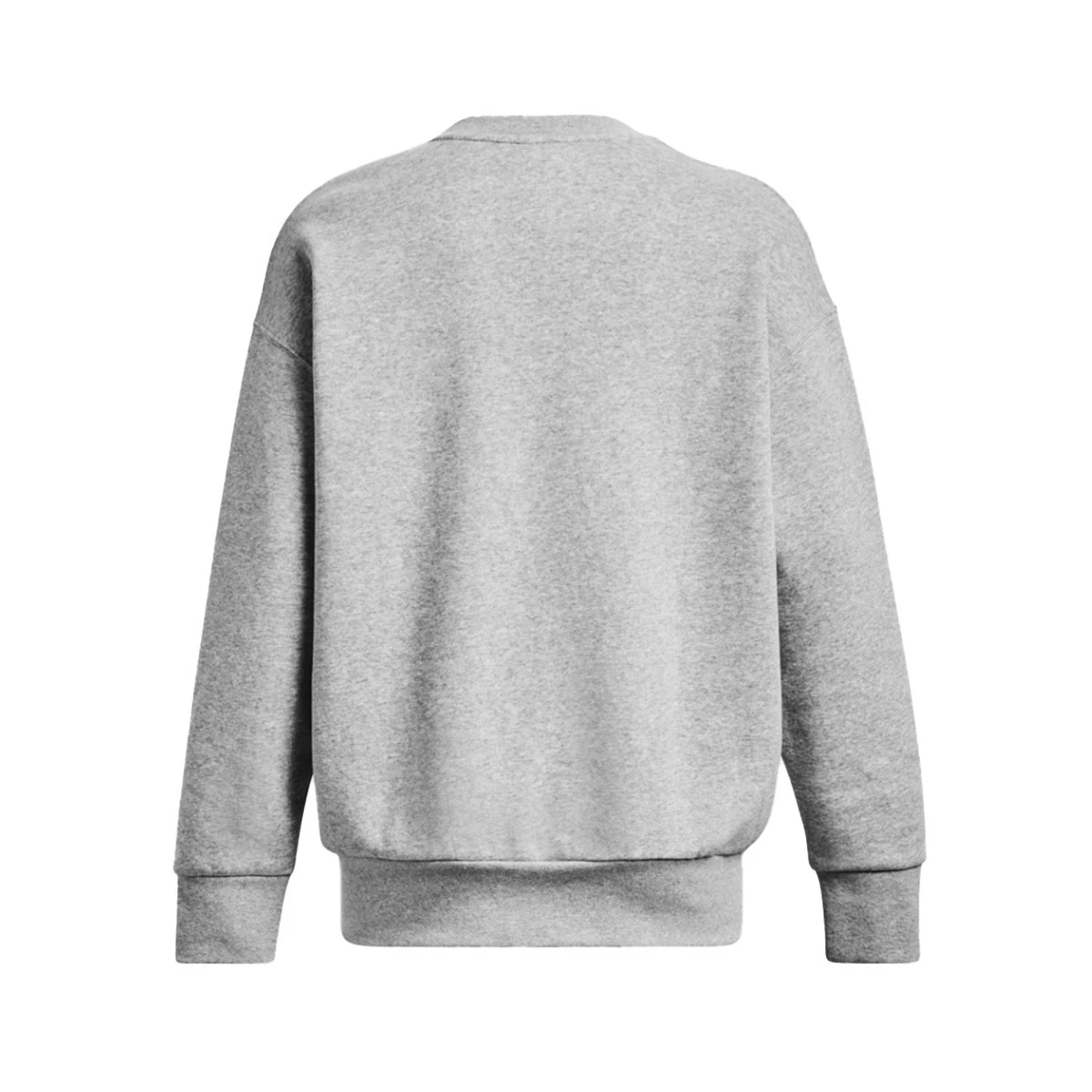 Sweatshirt Under Armour Essential Fleece Crew Mulher Mod Grey