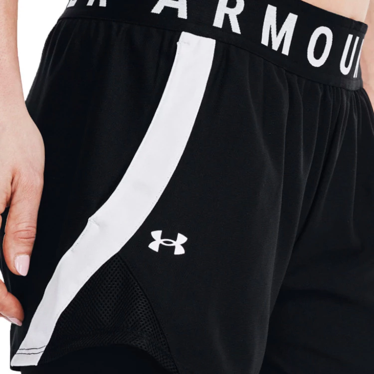 pantalon-corto-under-armour-play-up-mujer-black-white-2