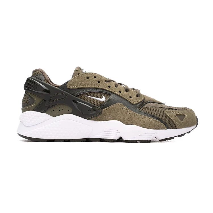 Trainers Nike Air Huarache Runner Cargo Khaki Wit Sequoia Futbol Emotion