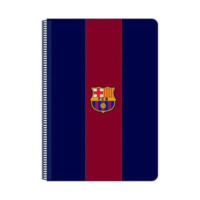 Quaderno Folio 80 H. copertina rigida F.C.Barcelona