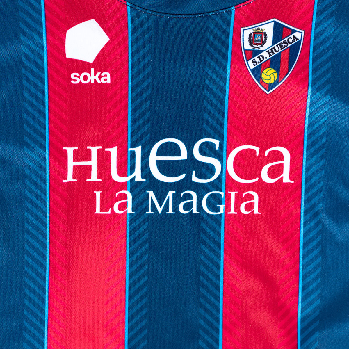 Conjunto Soka SD Huesca Primera Equipación Bebé 2023-2024 Blue-Red ...