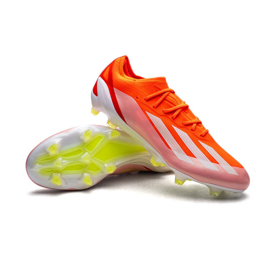 Bota de fútbol adidas X Crazyfast Elite FG Solar Red-Ftwr White-Team ...