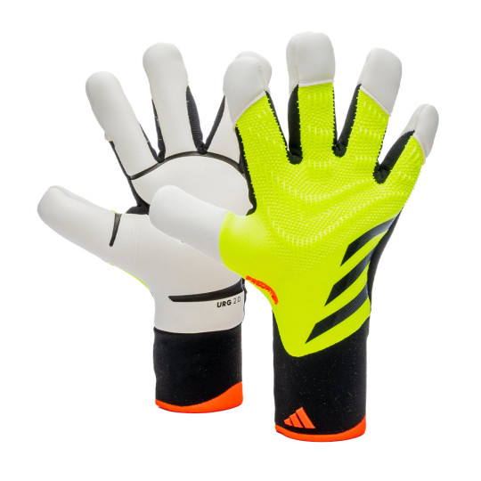 Guante de porteros adidas Predator Pro Hybrid Solar yellow Black Solar red