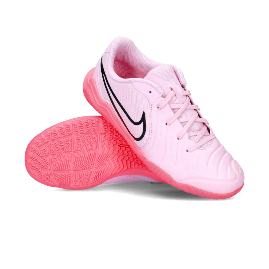 Pink soccer indoor shoes best sale