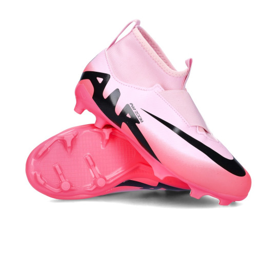 Football Boots Nike Kids Air Zoom Mercurial Superfly 9 Academy FG MG Pink Foam Black Futbol Emotion