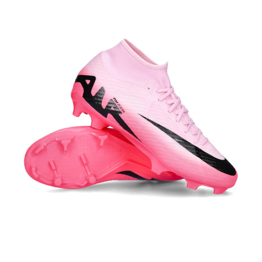 Football Boots Nike Air Zoom Mercurial Superfly 9 Academy FG MG Pink Foam Black Futbol Emotion