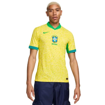 Brasil Primera Equipación Authentic Copa América 2024 Jersey