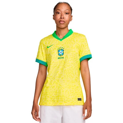 Brasil Primera Equipación Copa América 2024 Mujer Jersey