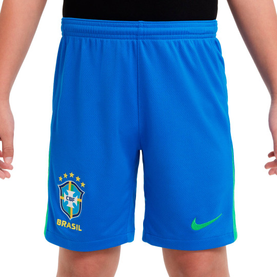 Shorts Nike Kids Brazil Home Kit Copa América 2024 Soar-Green Spark ...