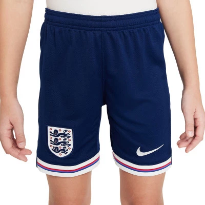 Kids England Home Kit Euro 2024 Shorts