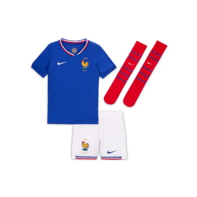 Francia Primera Equipación Eurocopa 2024 Niño Tenue 