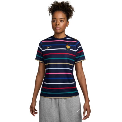 Maglia Francia Pre-Match Euro 2024 Donna