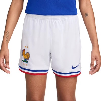 Pantalón corto Francia Primera Equipación Eurocopa 2024 Mujer