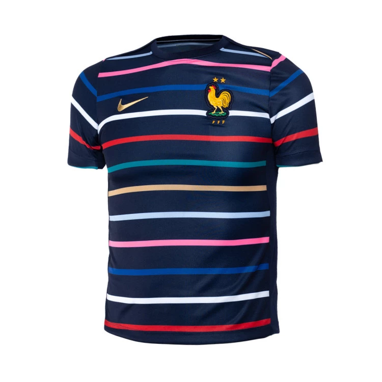 camiseta-nike-francia-pre-match-eurocopa-2024-nino-blackened-blue-cobalt-bliss-4