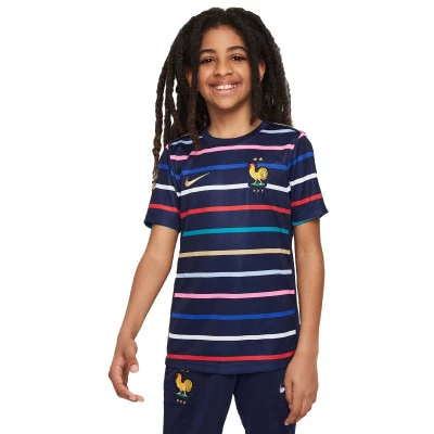 Maglia Francia Pre-Match Euro 2024 per bambini