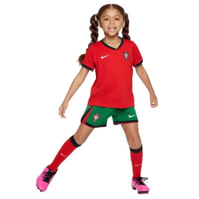 Portugal Primera Equipación Eurocopa 2024 Niño Kit