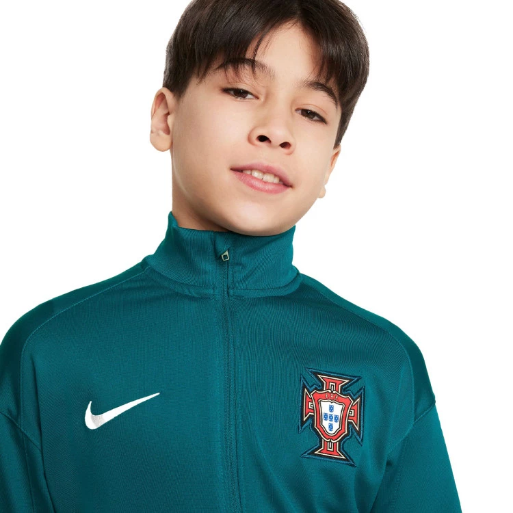 Tracksuit Nike Kids Portugal Training Euro 2024 Geode Teal Kinetic Green Sail Futbol Emotion