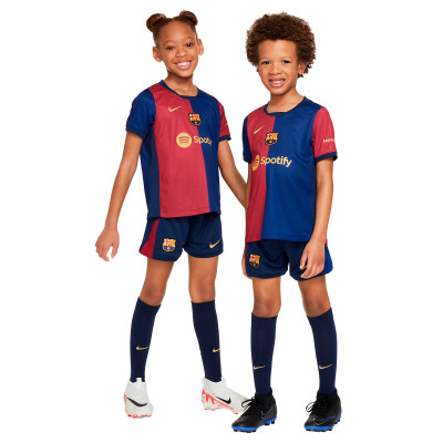 Kinderen FC Barcelona 2024-2025 Thuis Tenue 