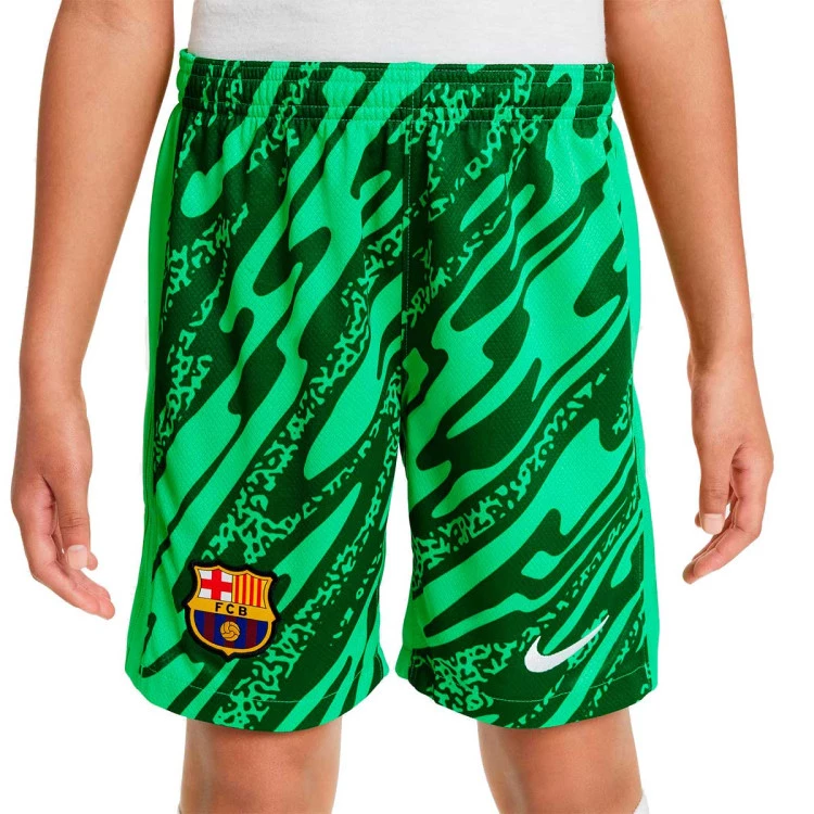 pantalon-corto-nike-fc-barcelona-primera-equipacion-portero-2024-2025-nino-green-spark-pine-green-white-0