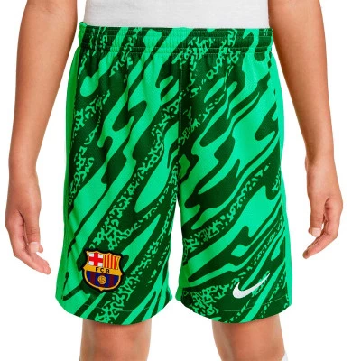 Kids FC Barcelona 2024-2025 Goalkeeper Home Kit Shorts