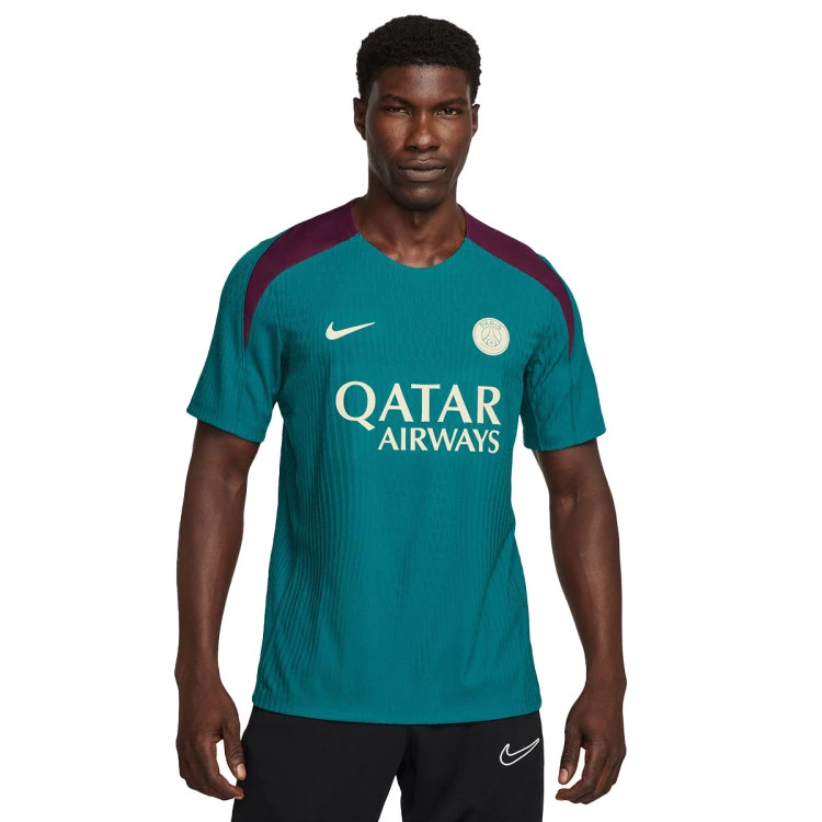 Nike - Camiseta PSG Training 2024-2025, Unisex, Geode Teal-Bordeaux-Guava Ice, S