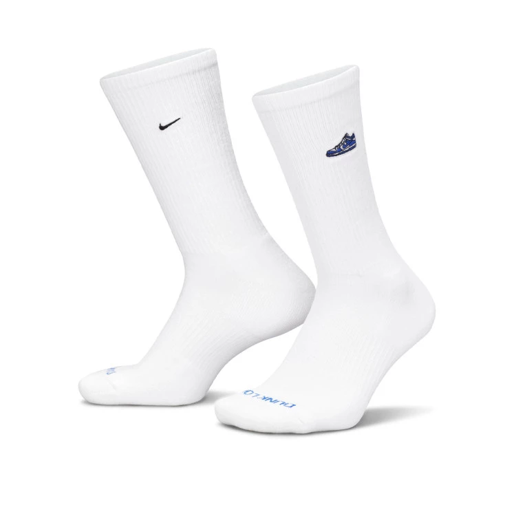 calcetines-nike-everyday-plus-cush-crew-1-par-144-dunk-white-varsity-royal-black-0