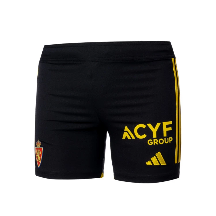 pantalon-corto-adidas-real-zaragoza-segunda-equipacion-2023-2024-nino-black-yellow-0