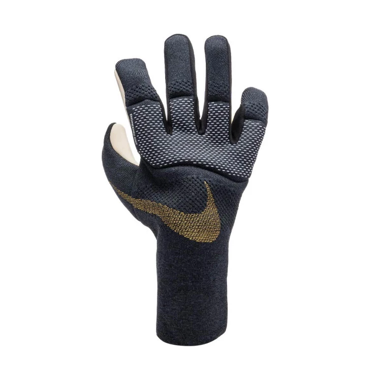 Black and gold nike football gloves best sale