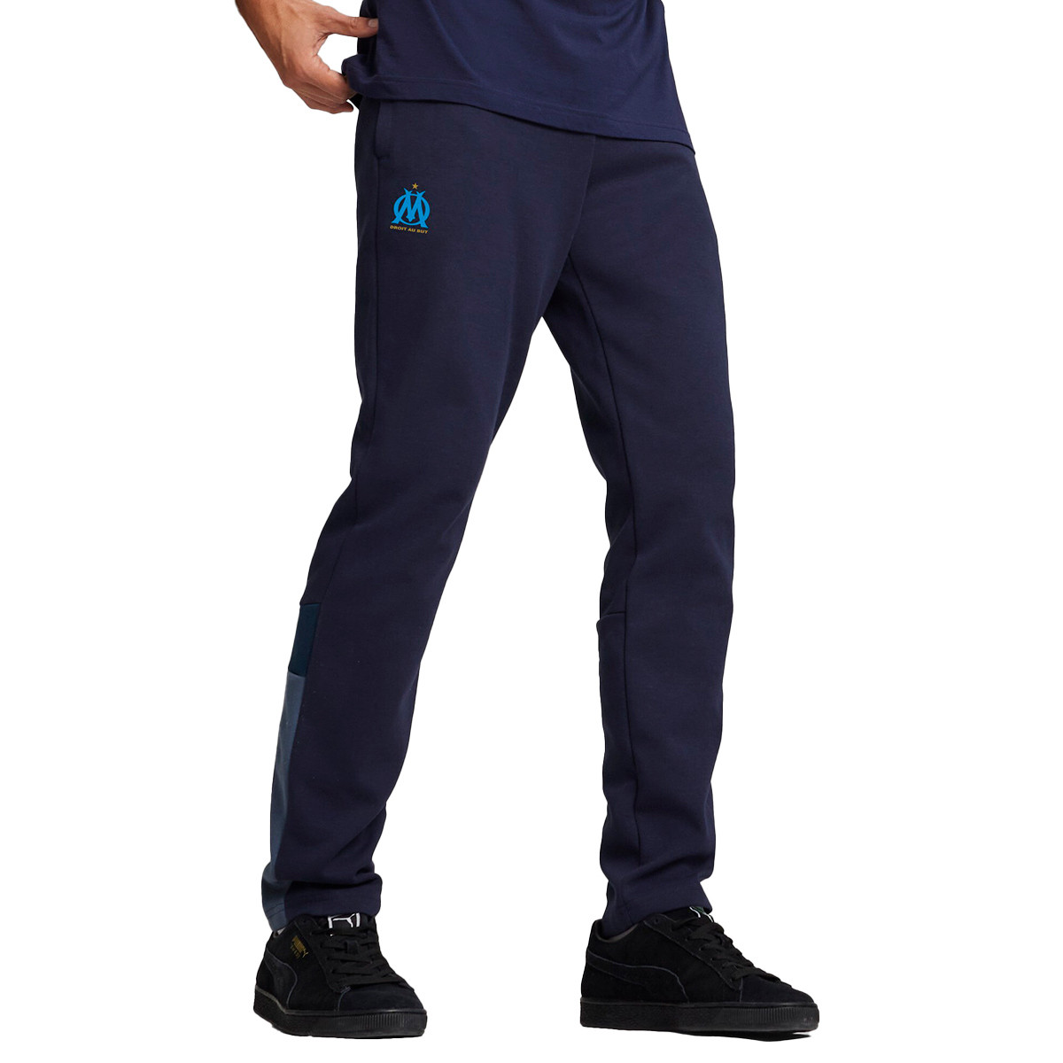 Lange Hosen Puma Olympique Marsella Marine-Persisches - Emotion Blau Fútbol Fanswear 2023-2024