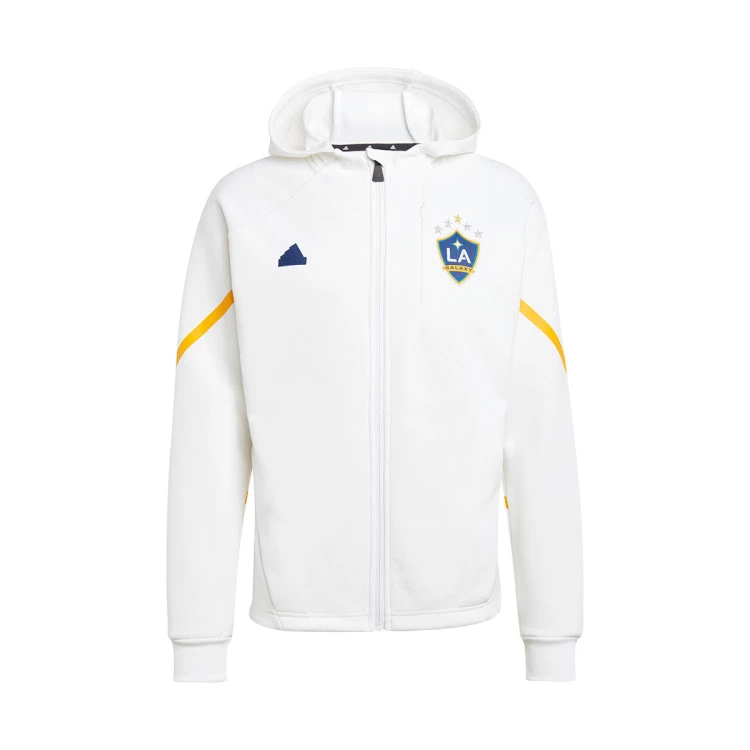 Jacket adidas Los Angeles Galaxy Pre Match 2023 2024 White Futbol Emotion