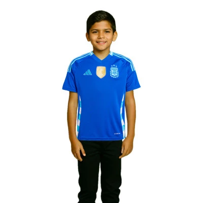 Kids Argentina Away Jersey America Cup 2024 T-Shirt