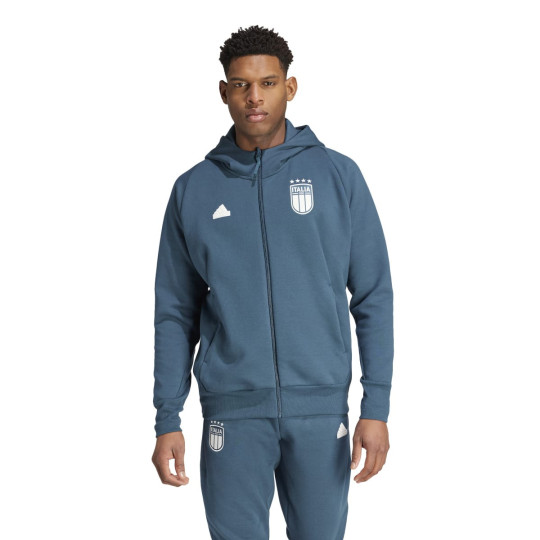 Felpa adidas Italia Fanswear Euro 2024 Arctic Night Futbol Emotion