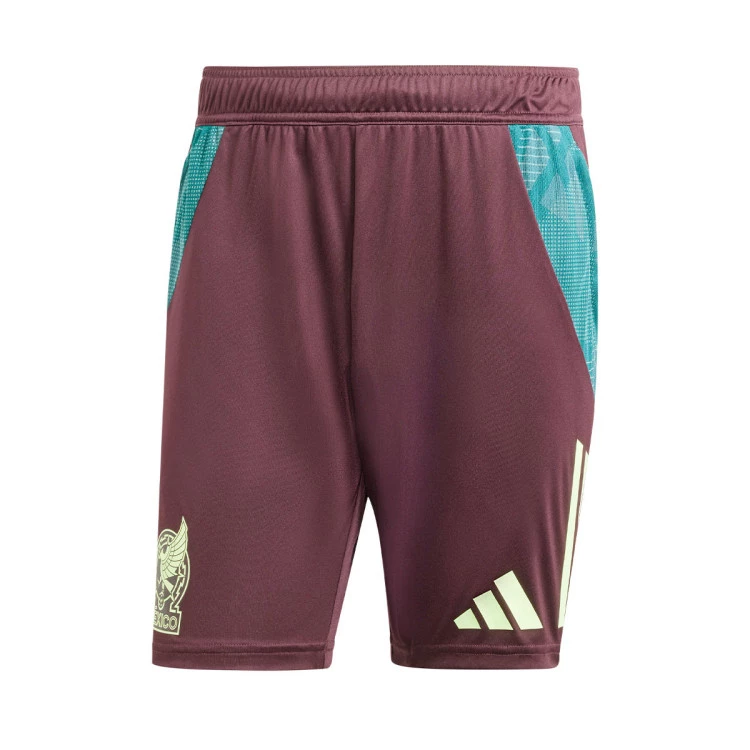 pantalon-corto-adidas-mexico-training-copa-america-2024-dark-burgundy-green-spark-2