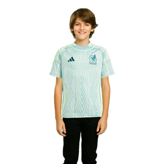 Jersey adidas Kids Mexico Away Jersey America Cup 2024 Linen Green Futbol Emotion