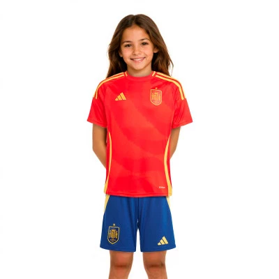 Kids Spain Euro 2024 Home Kit 