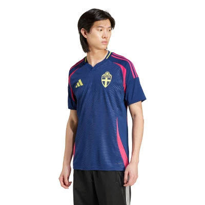 Maglia Svezia secondo kit Euro 2024