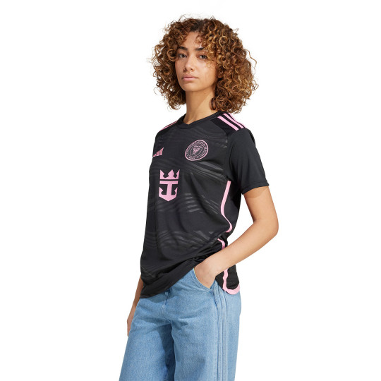 Jersey adidas Inter Miami CF Segunda Equipación 2024 Mujer MESSI Black ...