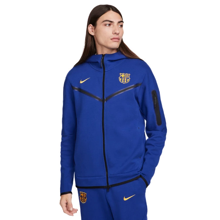 Kurtka Nike FC Barcelona Training 2023 2024 Deep Royal Blue University Gold Futbol Emotion