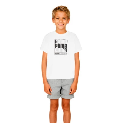 Kids Graphics Wording T-Shirt