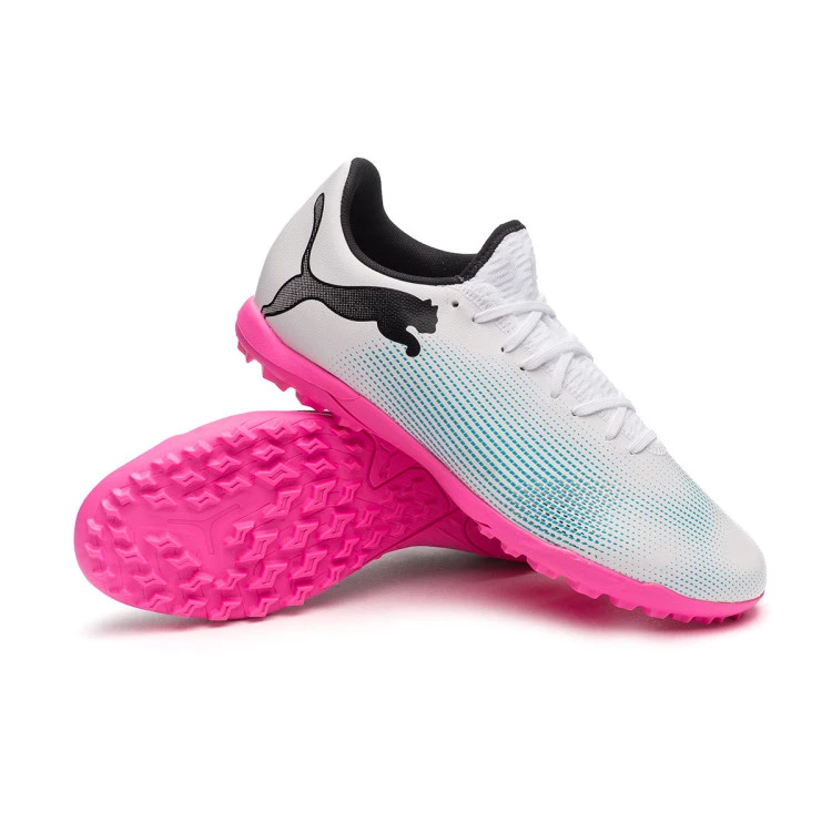 bota-puma-future-7-play-turf-white-black-poison-pink-0